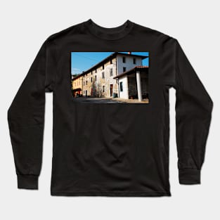 Buildings in Smartno Long Sleeve T-Shirt